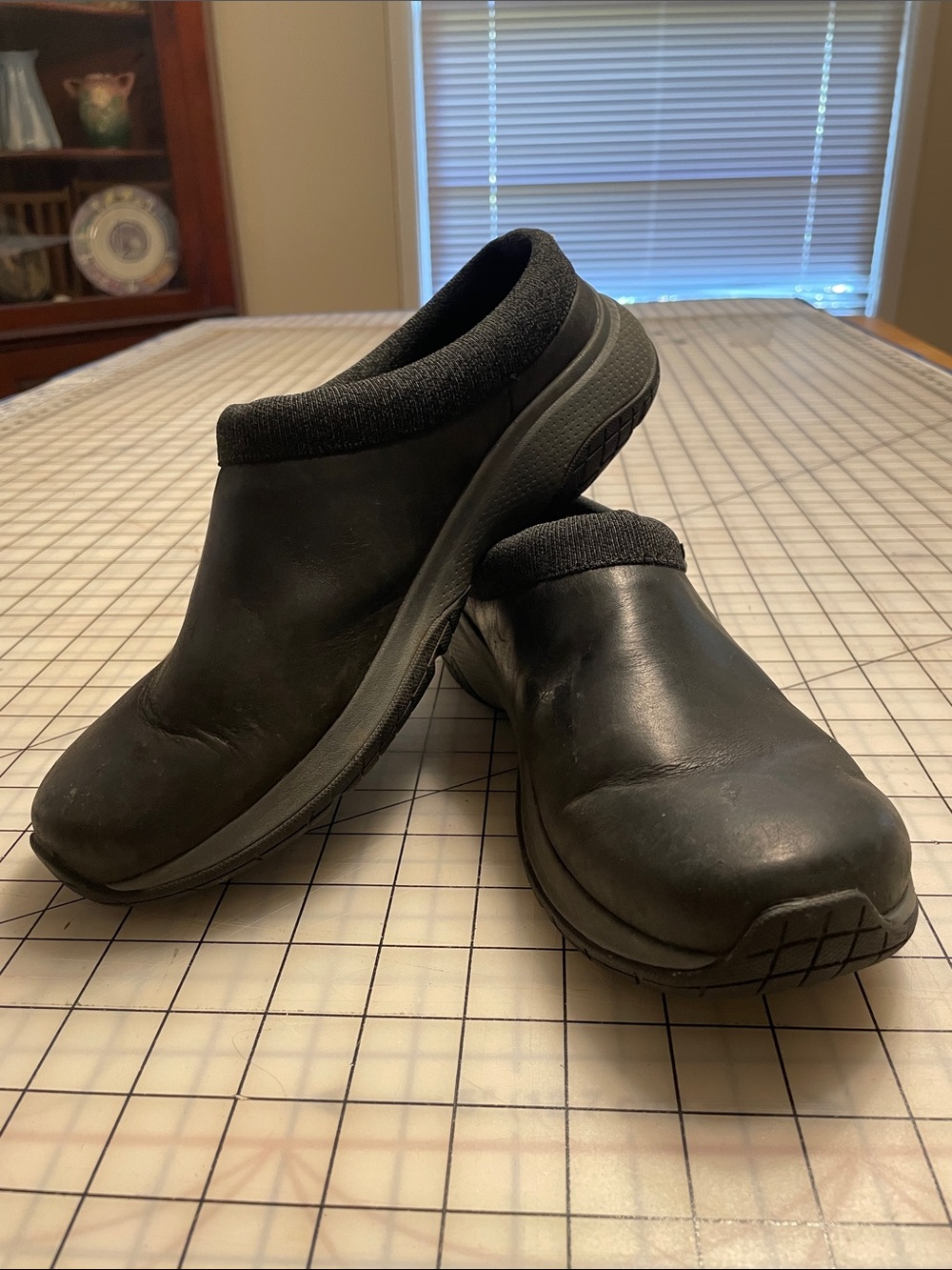 Merrell black “FloatPro” flat slip-ons, Size 9